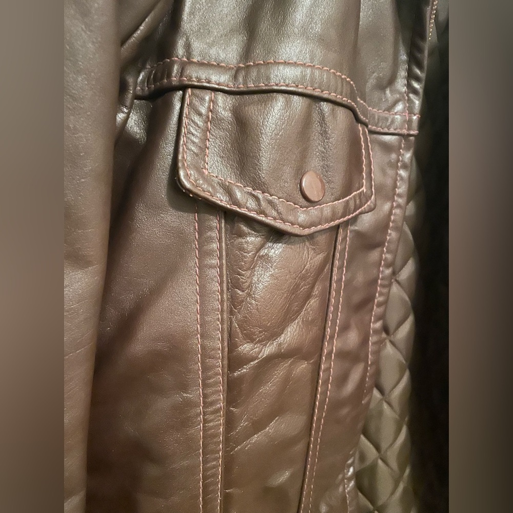 Harley Davidson Amf 70s Brown Vintage Leather Jac… - image 4